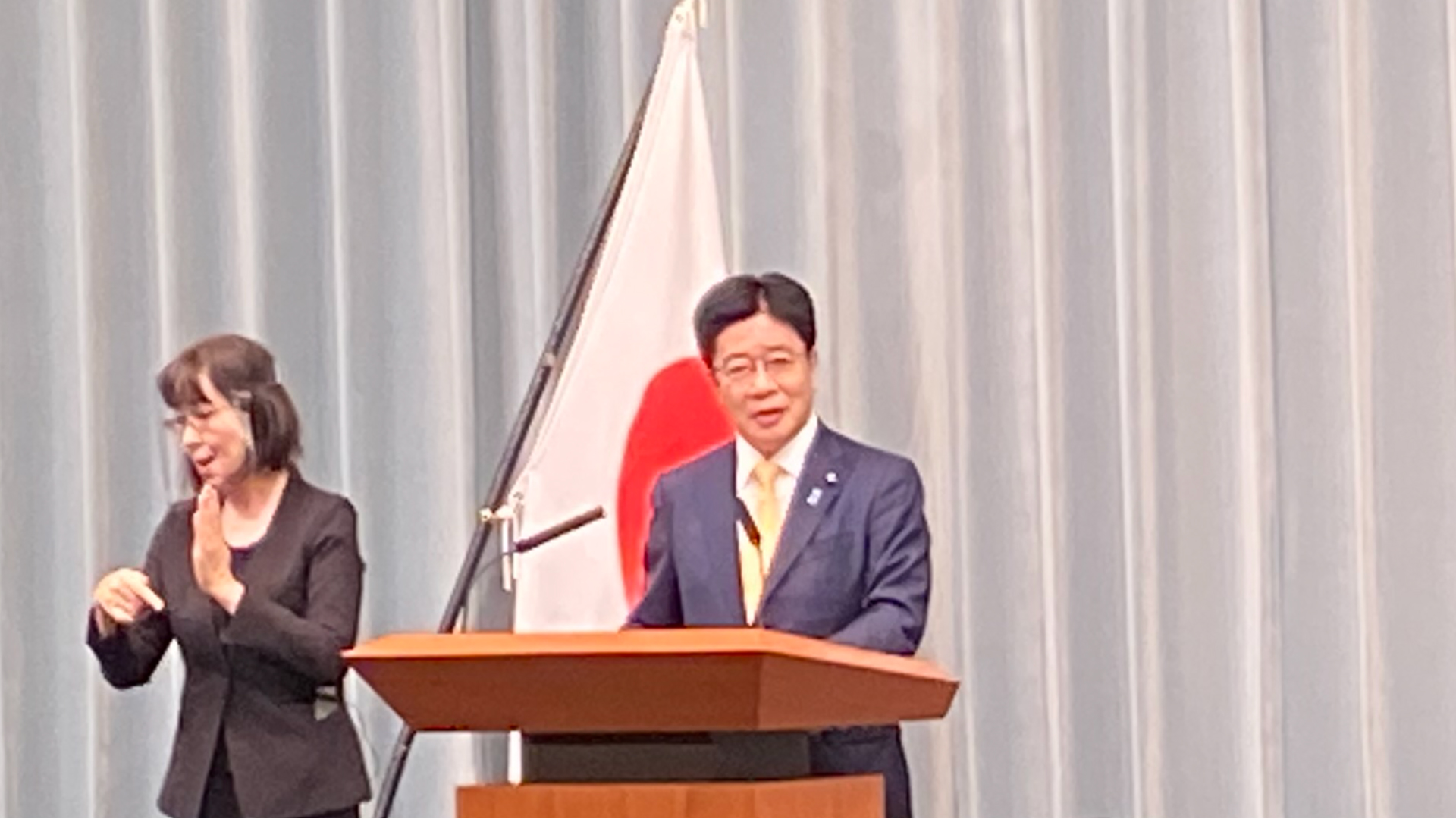 加藤勝信官房長官　記者会見